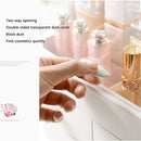 Axooms Clear Acrylic 3-Drawer Storage Box for Vanity, Makeup, Cosmetics and Jewelry, 1 Piece, White