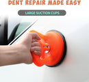 Axooms 3-Piece Car Dent Puller Kit, 1 Large Orange (4.5 in) + 2 Small Yellow (2.2 in) Suction Cups