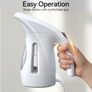 HiLIFE Steamer for Clothes, Portable Handheld Clothing Steamer, 240ml Big Capacity, 700W, Strong Power, Fabric Quick Wrinkle Remover with Brush for Home, Office(ONLY 120V) -Blue
