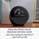 Echo Spot (Latest Generation) - Smart Alarm Clock with Alexa & Big Vibrant Sound | Customisable Clock Faces, Music & Podcasts, Smart-Home Control, Privacy Built-In