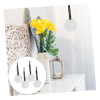 Axooms 4-Pack Flower Aromatherapy Tablets – Hanging Ceramic Scented Capsules for Wardrobes, Drawers, Closets & Small Spaces (Floral, White)