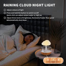 Axooms Cloud Rain Distributor – Raindrop Air Humidifier, Mushroom Waterfall Lamp, Anxiety & Stress Relief, Improves Sleep & Focus, Soothing Sound (Rain Cloud) – Plastic