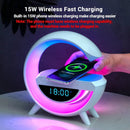 Axooms Go Lamp with Wireless Charger, Smart LED Table Lamp, Rechargeable Bedside Lamp with Charging Function, Ambient Light, App Control