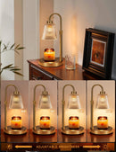 Candle Warmer Lamp with Timer Home Decor Birthday Gifts for Women | Dimmable Candle Warmer for Jar Candles, Height Adjustable Wax Melts Warmer,Room Decor House Warming Gifts New