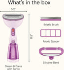 Conair Handheld Garment Steamer for Clothes, Turbo ExtremeSteam 1875W Fabric Steamer, Portable Handheld Design, Strong Penetrating Steam, Amazon Exclusive, Purple