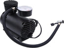 Axooms 12V Portable Tire Inflator, 300 PSI Car Air Compressor with Pressure Gauge and Multi-Nozzle Adapter Kit for Cars, Bikes and Inflatables