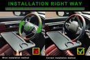Axooms Decor Black Car Steering Wheel Tray, Laptop Stand and Dining Table by Lighter Wilmet