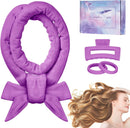 Axooms Heatless Curling Rod Headband with Hair Clips and Scrunchies