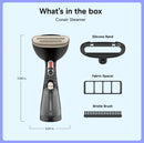 Conair Handheld Garment Steamer for Clothes, Turbo ExtremeSteam 1875W Fabric Steamer, Portable Handheld Design, Strong Penetrating Steam, Amazon Exclusive, Purple