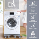 Axoom Adjustable Washing Machine Roller Stand | Universal Heavy-Duty Refrigerator Base Trolley | Multi-Function Anti-Vibration Appliance Base | 360° Locking Swivel Telescopic Wheels