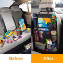 Axooms Waterproof Car Back-Seat Organizer for Kids, Touchscreen iPad and Tablet Holder with 9 Pockets