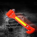 Axooms Car Window Breaker Tool, 2-Pack, Seat Belt Cutter and Glass-Breaking Safety Hammer, Orange