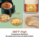 Axooms Non-Stick Silicone Pot for Air Fryer, 2-Pack, Food-Safe Air Fryer Liners as Alternative to Flammable Parchment Paper, Oven Basket, Fits 3-5 Quart, 2 Pieces