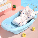 Axooms Baby Bath Cushion, Non-Slip Newborn Bath Seat Support, Soft Quick-Dry Adjustable Bath Mat
