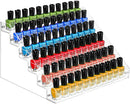 Axooms 3-Tier Acrylic Display Stand, Nail Polish and Essential Oil Organizer for 36–56 Bottles, Clear
