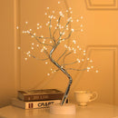 Axooms Artificial Bonsai Tree Lights 21" - 108 LED Firefly Fairy Tree Light, Battery/USB Powered, Touch Control, Warm White for Bedroom, Desktop, Christmas & Indoor Decor