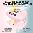 Axooms Nail Dryer Fan with 300W High-Speed Motor for Fast Drying and Powerful Airflow