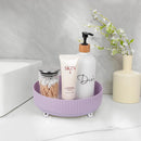 Axooms 360° Rotating Perfume and Makeup Organizer Tray, Large, Ivory White
