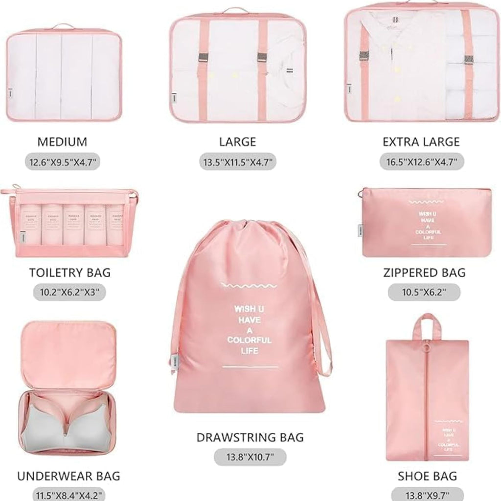 Packing Cube Set for Travel