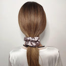 Axooms 6-Piece Satin Silk Scrunchie Set, Soft Ponytail Holders for Women and Girls, 4.3-Inch Pink Hair Ties