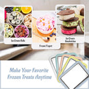 Rolled Ice Cream Maker | Instant Ice Cream Machine, White | 2 Spatulas, Frozen Yogurt Pan, DIY, Fun Family Activity for Parents & Kids, Quick Gelato Tray