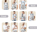 Axooms Multifunctional 9-in-1 Baby Carrier with Hip Seat, Newborn to Toddler