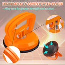 Axooms 3-Piece Car Dent Puller Kit, 1 Large Orange (4.5 in) + 2 Small Yellow (2.2 in) Suction Cups