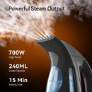 HiLIFE Steamer for Clothes, Portable Handheld Clothing Steamer, 240ml Big Capacity, 700W, Strong Power, Fabric Quick Wrinkle Remover with Brush for Home, Office(ONLY 120V) -Blue