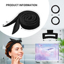 Axooms Heatless Curling Rod Headband with Hair Clips and Scrunchies