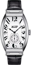 Tissot Porto Unisex Mechanical Stainless Steel Dress Watch, Silver (T1285051601200)