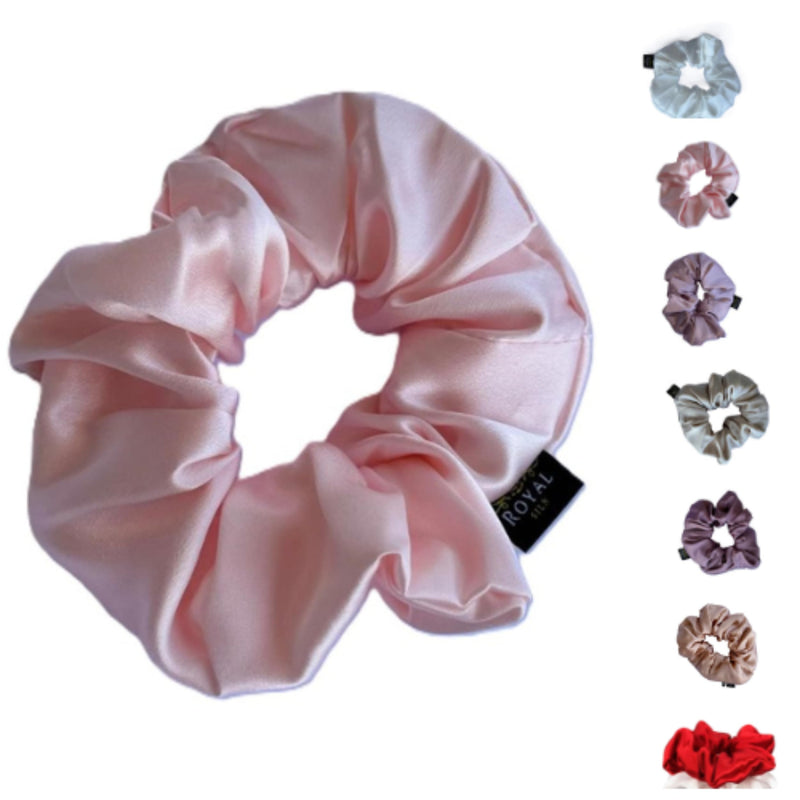 Silk Hair Scrunchies for Women