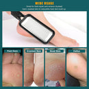 Axooms Large Stainless Steel Foot File & Callus Remover, 2-Piece Professional Pedicure Set for Wet & Dry Feet