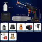 Axooms 48V High Pressure Water Sprayer 2 Batteries - Car Washing Machine, 5M Range, Cordless Portable Electric High Pressure Washer Gun, Used for Floor Cleaning and Garden Watering (2 Batteries)