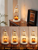 Candle Warmer Lamp with Timer Home Decor Birthday Gifts for Women | Dimmable Candle Warmer for Jar Candles, Height Adjustable Wax Melts Warmer,Room Decor House Warming Gifts New