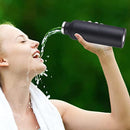 Sport Water Bottle Double Wall Insulated - Black