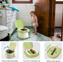 Axooms Portable Foldable Travel Potty for Toddlers, Toilet Training for Boys and Girls, Indoor and Outdoor, Pink