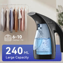 HiLIFE Steamer for Clothes, Portable Handheld Clothing Steamer, 240ml Big Capacity, 700W, Strong Power, Fabric Quick Wrinkle Remover with Brush for Home, Office(ONLY 120V) -Blue