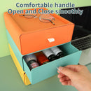 Axooms Stackable Plastic Storage Drawers, Desktop Organizer for Cosmetics, Makeup and Jewelry (Multicolor)