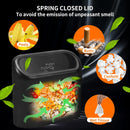 Axooms Car Trash Can, Small Car Garbage Bin with Lid and 30 Trash Bags, Organizer Container for Car, Office, Bedroom, and Home
