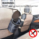 Axooms Foldable Car Trash Can with Embossed Design