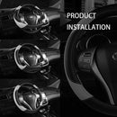 Axooms Leather Steering Wheel Protection Cover , Non-Slip and Breathable Microfiber Protective Cover, Universal Fit for Most Cars (Beige)