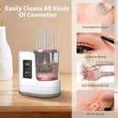 Axooms Electric Makeup Brush Cleaner and Dryer, 3-in-1 USB Tool for Makeup Brushes and Sponges