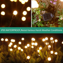 Axooms Solar Outdoor Lights Waterproof - 8 Packs 64 LED Solar Garden Lights, Patio Decor, Yard Decor, Unique Gifts for Women, Grandma Gifts