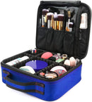 Axooms Cosmetics Storage Bag with Adjustable Compartments, Black, 25 × 22 × 9 cm
