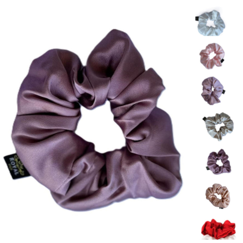 Silk Hair Scrunchies for Women