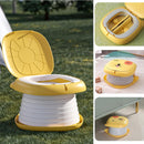 Axooms Portable Foldable Travel Potty for Toddlers, Toilet Training for Boys and Girls, Indoor and Outdoor, Pink