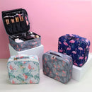 Axooms Cosmetics Storage Bag with Adjustable Compartments, Black, 25 × 22 × 9 cm