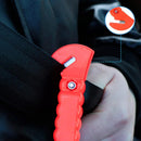 Axooms Car Window Breaker Tool, 2-Pack, Seat Belt Cutter and Glass-Breaking Safety Hammer, Orange