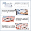 Rolled Ice Cream Maker | Instant Ice Cream Machine, White | 2 Spatulas, Frozen Yogurt Pan, DIY, Fun Family Activity for Parents & Kids, Quick Gelato Tray