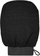 Axooms Exfoliating Glove Dead Skin Remover - Body Scrubber Exfoliator, Deep Exfoliating Mitt for Body, Double Layer Exfoliating Gloves for Dead Skin, Tan Removal for Face and Body (Black)